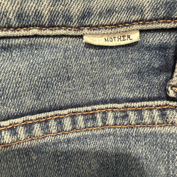 MOTHER The Weekender Blue Flare Leg Jeans - Picture 3 of 6